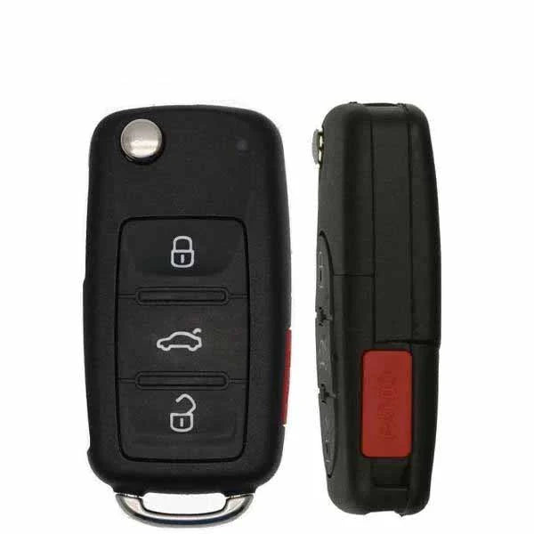 2011-2016 Volkswagen / 4-Button Remote Flip Key / 5K0837202AE / NBG010180T / 315 MHz