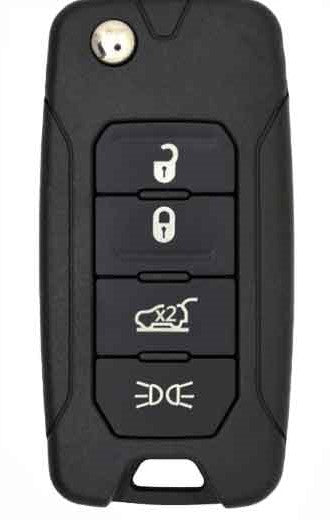 2015 - 2019 Jeep Renegade / Fiat 500X /4-Button Flip Key / 2ADFTFI5AM433TX